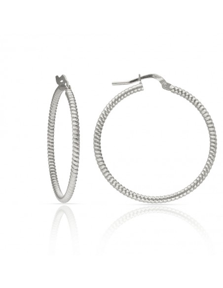 Pendientes Aros Plata 1ª Ley 925mm