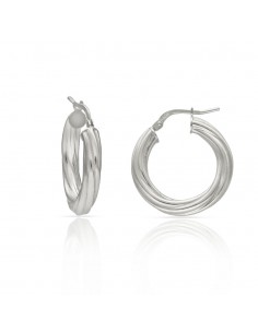 Pendientes Aros Plata 1ª Ley 925mm