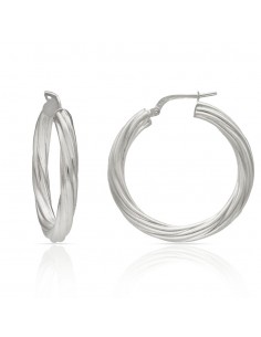 Pendientes Aros Plata 1ª Ley 925mm