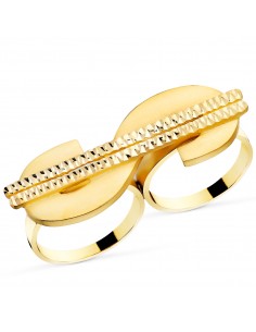 Sello Simbolo Dolar Tallado En Dos Cuerpos 50x17mm Oro 1ª ley 18 Kiates