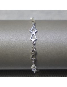 Pulsera Virgen Del Pilar Plata 925mm