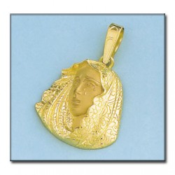 Colgante Virgen de la Macarena Oro 1ª Ley