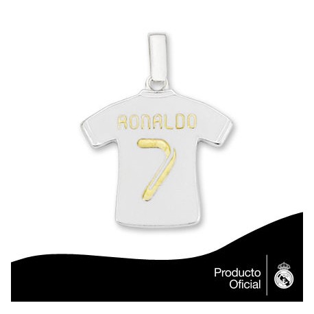 Colgante Camiseta Plata R.Madrid Cristiano Ronaldo