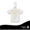 Colgante Camiseta Plata R.Madrid Cristiano Ronaldo