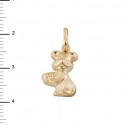 Colgante Raton Perez Oro 1ª Ley 18 Kilates