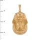 Colgante Cabeza de Faraon Egipcio Oro 1ª Ley 18 Kilates