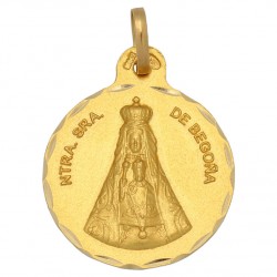 Medalla Virgen de Begoña Oro 1ª Ley 18 kilates